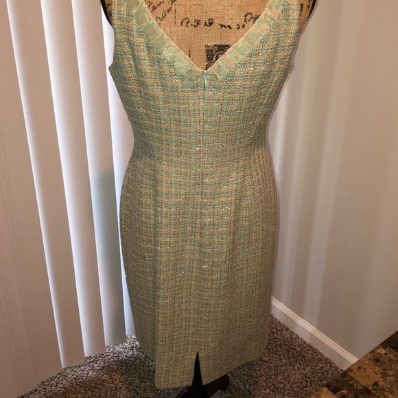 Vintage Carmen Marc Valvo collection sz 10 dress designer romantic night out - Picture 9 of 10